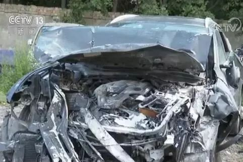 肇事车辆。图片来源：央视新闻