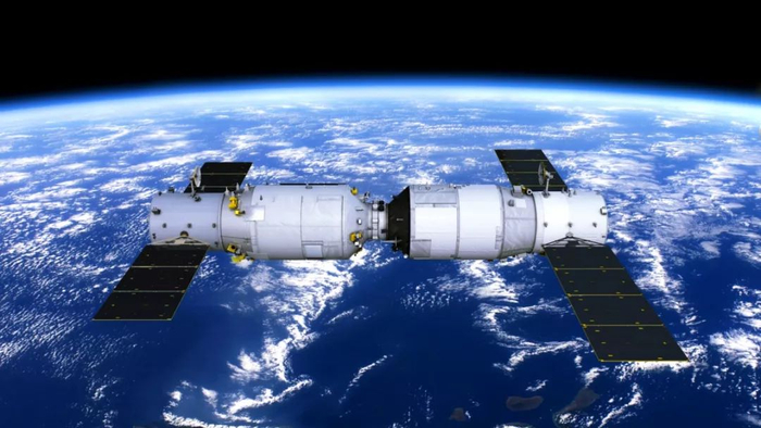 天宫二号与天舟一号交会对接。图源：中国空间技术研究院