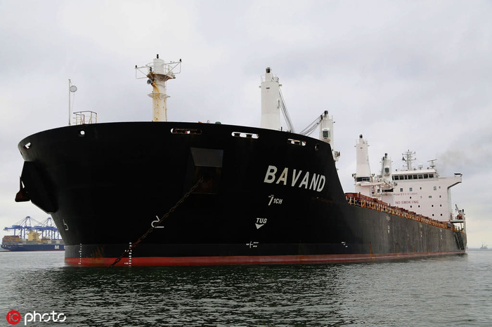 停在巴西巴拉那瓜港的伊朗“Bavand”号&nbsp; 图源：IC Photo