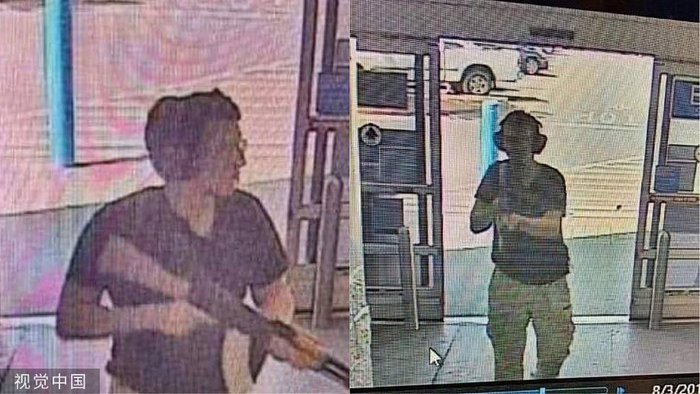 　得州埃尔帕索枪击案凶手 @视觉中国