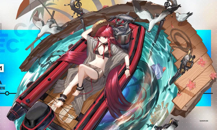 "夏卉 fa011"古米上架时间:9月10日到9月24日获取方式:时装商店古米的