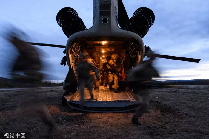 ▲资料图片：当地时间2018年10月27日，来自31个国家的4万名士兵在挪威参加北约“三叉戟接点”联合军演。