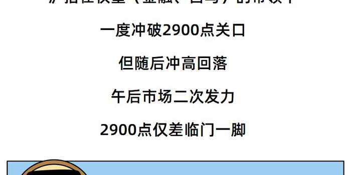 小白学炒股 | A股终于睁开眼了 市场今天有看头