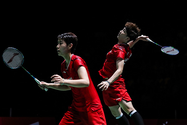 杜玥/李茵晖不敌福岛由纪/广田彩花。