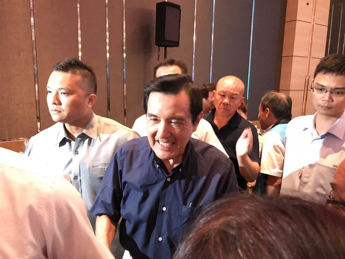 　9月10日，中国国民党台北市党部举办活动，台湾地区前领导人马英九出席。