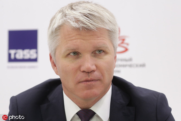 　俄罗斯体育部长柯罗布科夫 @IC Photo