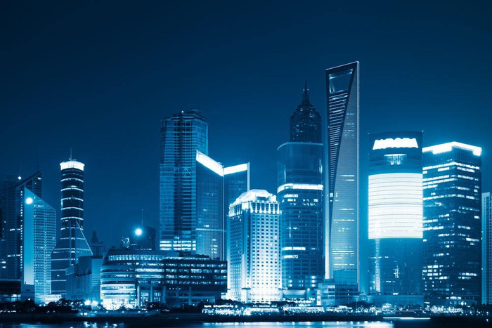 （上海夜景。）