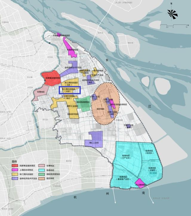解析上海浦东的张江市级副中心:张江中区是核心,位置在东侧|浦东新区|园区|高科技|上海市|上海地铁_新浪新闻