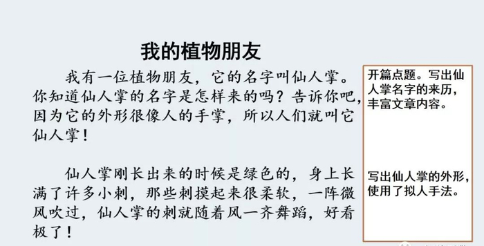 【微课堂】统编语文三年级下册第一单元作文《我的植物朋友》图文解读+写作指导+写作示例