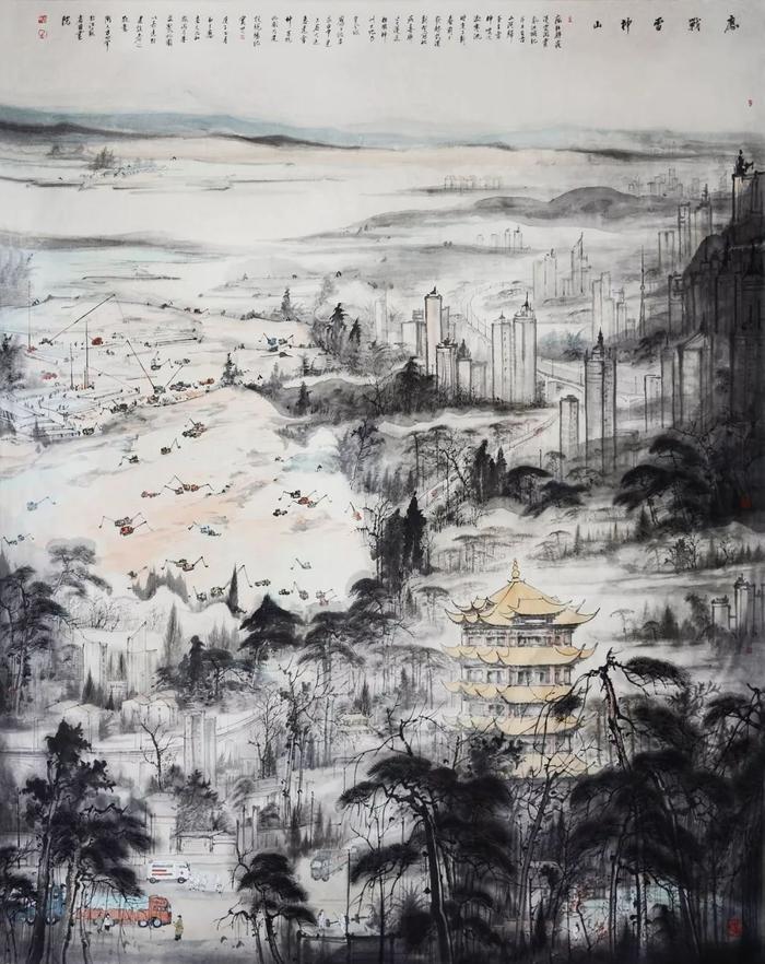 抗疫“宅”在家，一起云观展，来看江苏省国画院名家笔下的最美“逆行”身影！