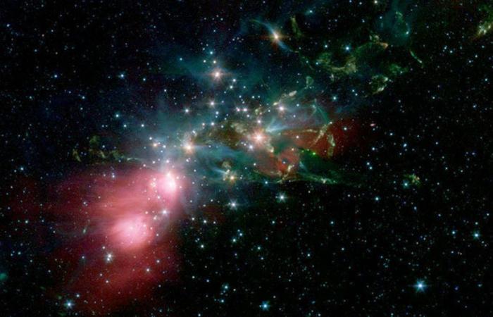 射电望远镜观测到，1000光年外的英仙座中，有74颗原恒星！