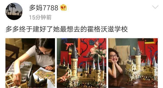 孙莉晒女儿钢琴演奏哈利波特配乐，多多专注投入，手上戴满戒指