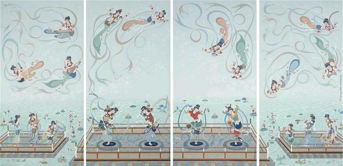 三幅画妻子人体的油画，各有千秋，画新娘的这幅最火，卖了3450万