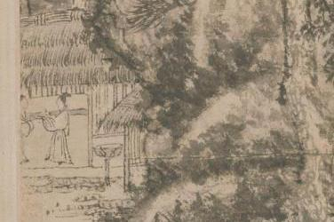 元,王蒙《夏日山居图》欣赏