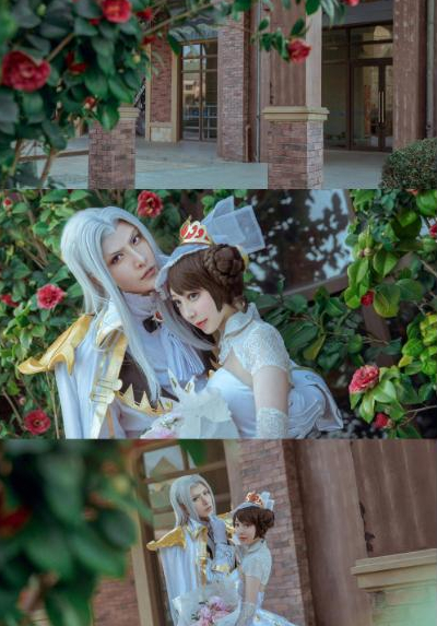 王者cos:当周瑜遇上小乔,也许这就是命运吧