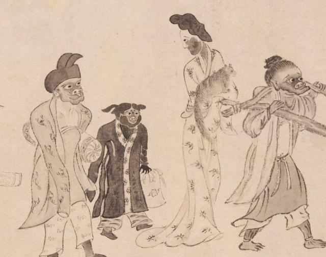 鬼画连篇——那些古代绘画中的鬼|鬼趣图|钟馗|绘画|吴道子|小鬼_新浪新闻