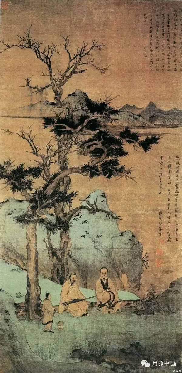 古画中的古琴