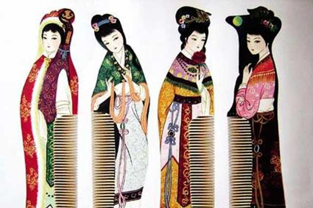 礼仪文化：浅谈“梳篦”，古代女子为什么要将梳子插在头上？|梳篦|梳子|插梳|礼仪|女子_新浪新闻