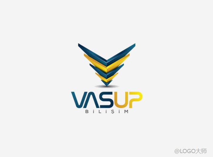 一组V字母为元素的logo设计欣赏