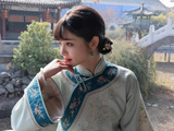 周洁琼不执爱豆浓妆，贴合民国名伶清丽上镜