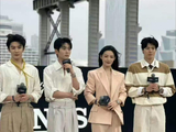 陈丽君丞磊夏之光同框生图曝光状态佳