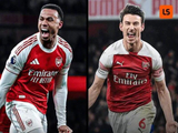 加布里埃尔25次造进球追平科斯切尔尼，成阿森纳英超第一中卫