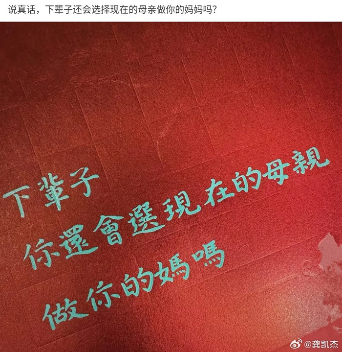中外热议是否愿下辈子再选现任母亲