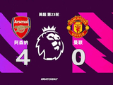 阿森纳主场迎战曼联，英超恩怨局明晨开战
