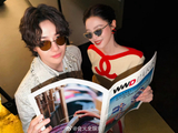 王一博辛芷蕾香奈儿大秀合照