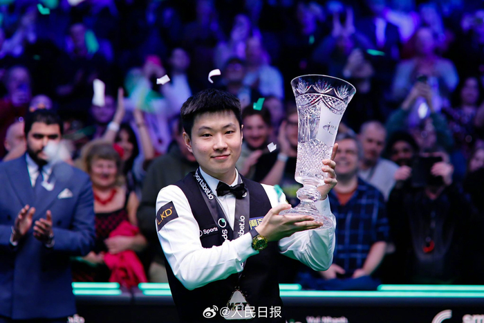 赵心童10-7胜希金斯夺斯诺克球员锦标赛