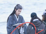 李昀锐白发造型路透曝光