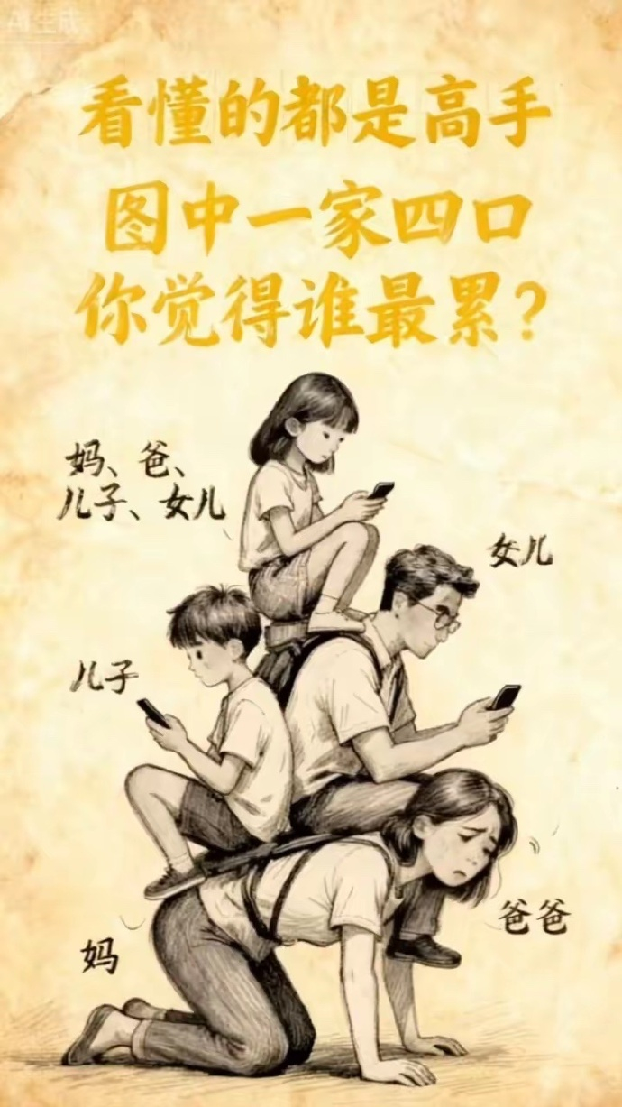 家庭中最累的是男人还是女人引热议