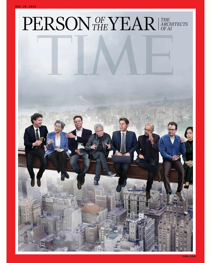 《时代》周刊2025年度人物授予AI架构师__财经头条__新浪财经