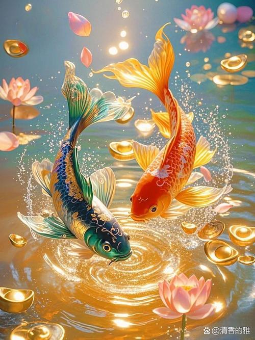 网友转发锦鲤许愿盼事事有成