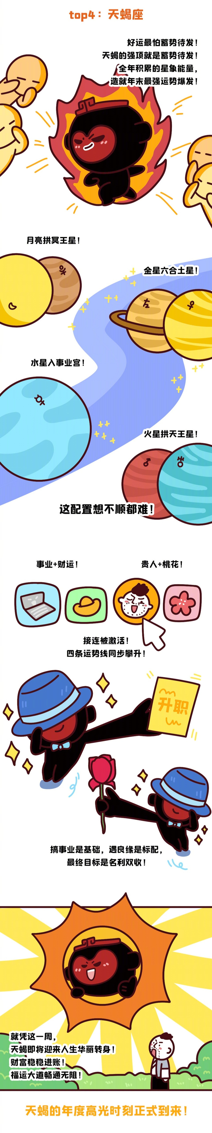 天蝎座年末运势爆发，本周诸事顺遂