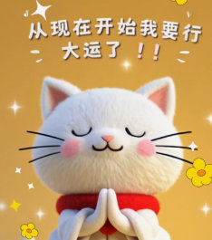 网友转发星座兔子接好运许愿