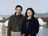 歌唱家莫桂新与张权合影，1958年北大荒离世