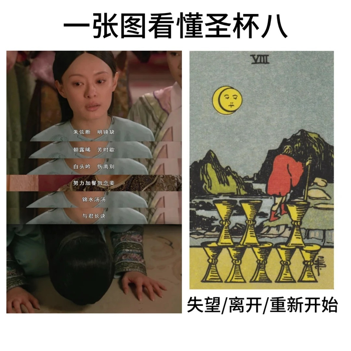 甄嬛传风格塔罗牌走红网络
