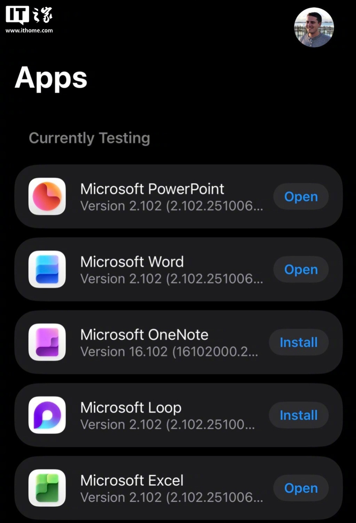 微软iOS测试版Office应用更新图标,移除字母标识|微软|word|excel_新浪新闻