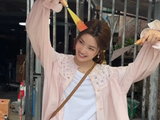徐若晗片场做包浆豆腐担任一日店长