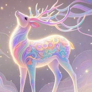 网友转发仙鹿祈愿新周好运