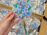 鞠婧祎赠送手绘亚克力花束