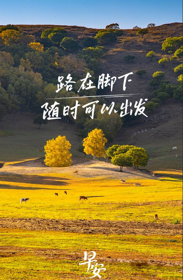 路在脚下勇敢出发追光前行