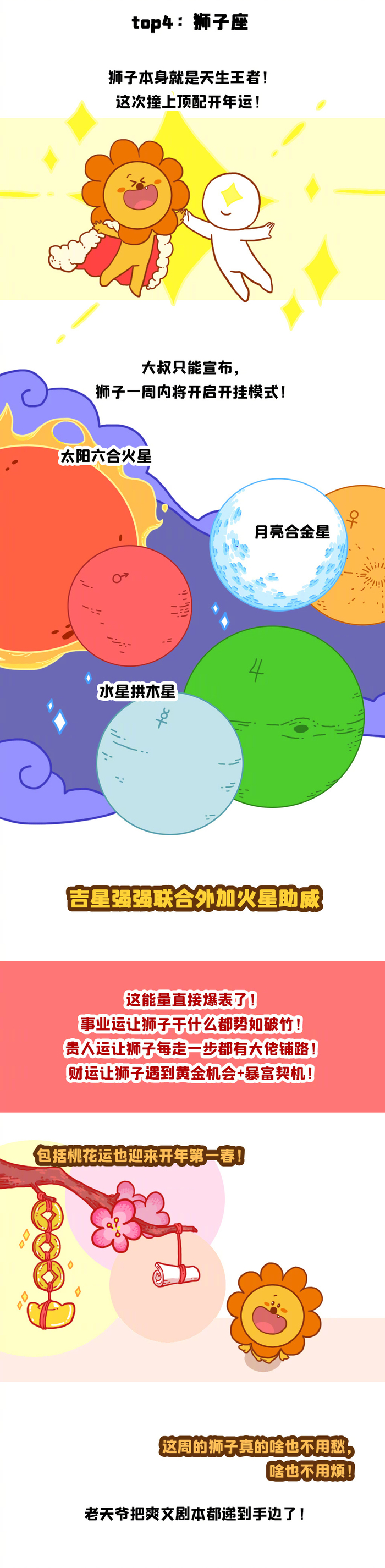 狮子座转发祈福帖称七天内将有好消息