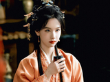 陈都灵黑衣古装飒爽飘逸，红绳发髻演绎江湖女侠
