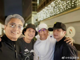 黄宗泽晒港星聚餐合照，吴卓羲被磨皮滤镜变形