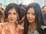 米兰时装周秀场陈小纭陈妍希亮相