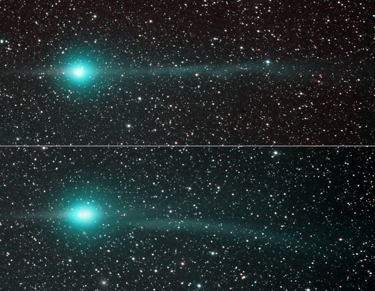 鹿林彗星的彗尾