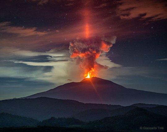 火山的种类图片