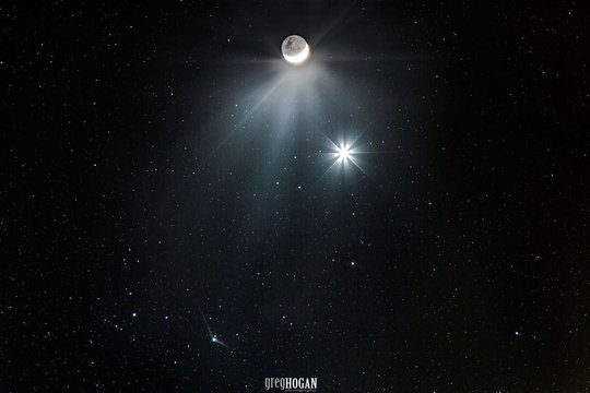 晨星  】【信息来源日期:2015年12月12日】12月7日,眉月与明亮金星在